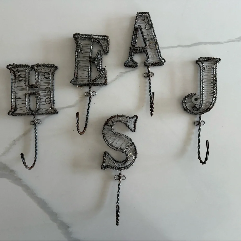 Anthropologie A monogram letter hook